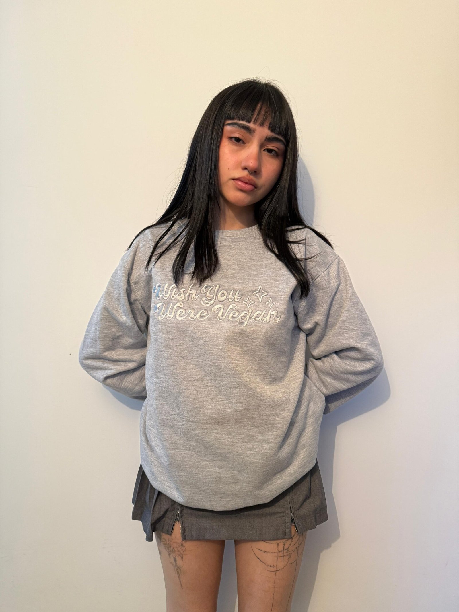 Wish you were vegan - camiseta - Image 2